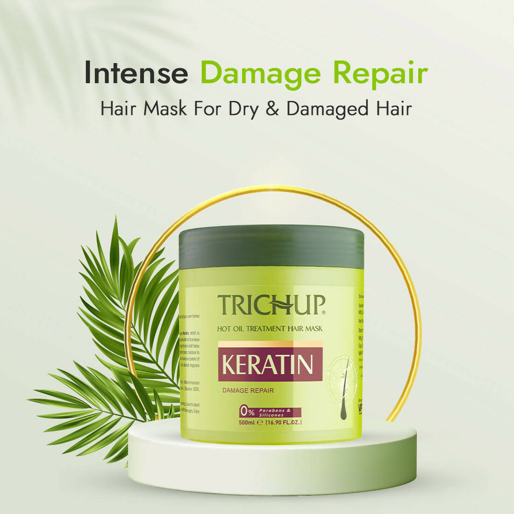 Vasu Healthcare Trichup Keratin Hot Oil Treatment Hair Mask | Grocsy