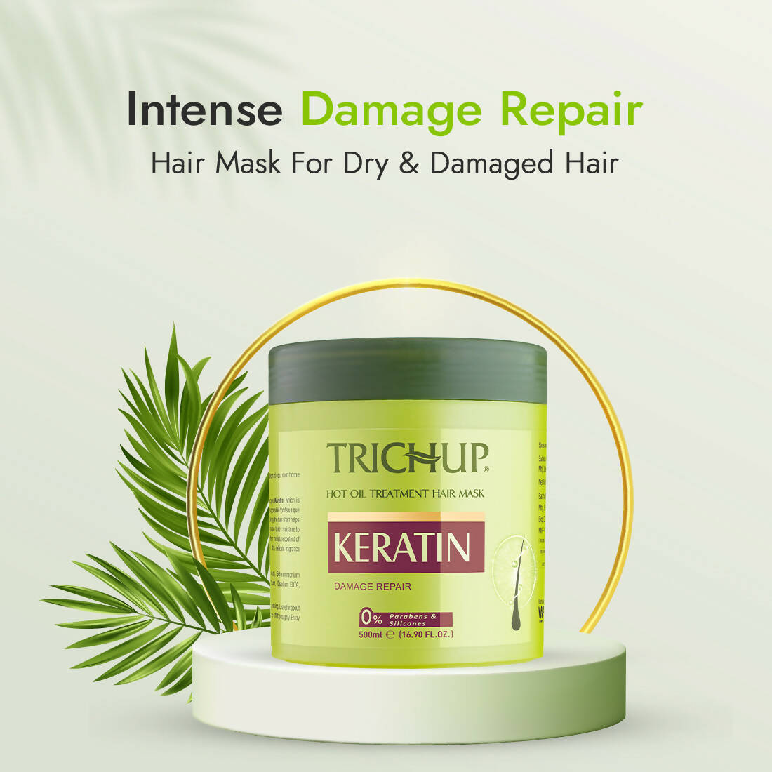 Vasu Healthcare Trichup Keratin Hot Oil Treatment Hair Mask | Grocsy
