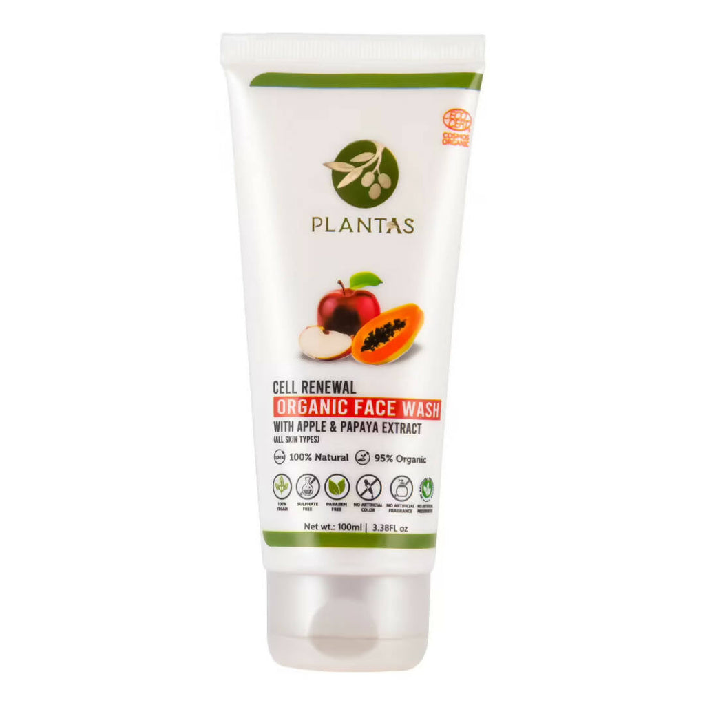 Plantas Cell Renewal Organic Face Wash | Grocsy