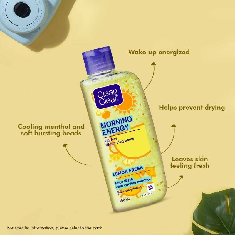 Clean & Clear Morning Energy Lemon Fresh Face Wash | Grocsy