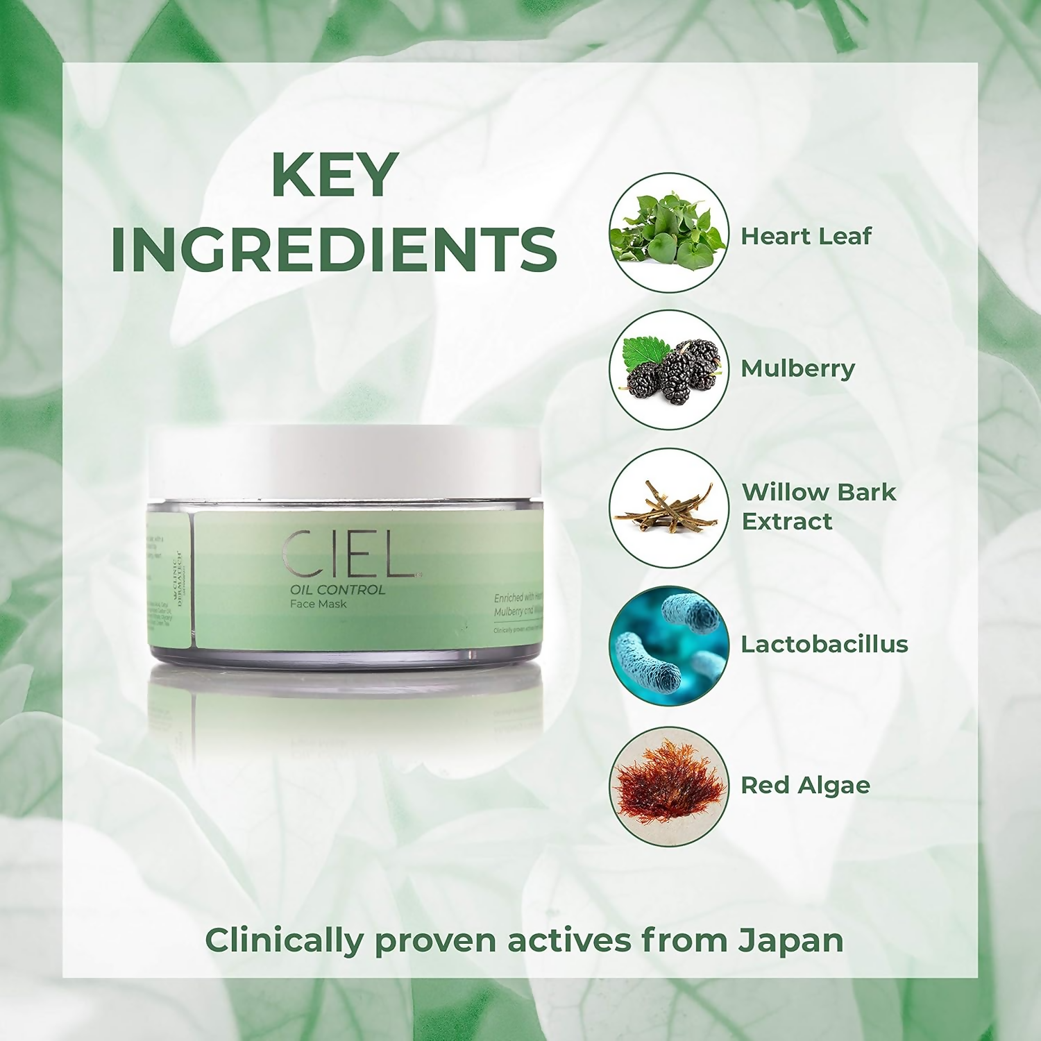 Ciel Oil Control Face Mask For Glowing Skin | Grocsy