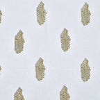 Premium Hand Block Printed Rajasthani Double Bedsheet Bedspread with 2 Pillow Covers | Grocsy