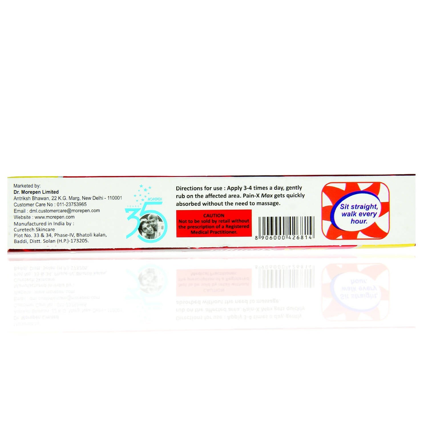 Dr. Morepen Pain-X Max Body Pain Relief Gel | Grocsy