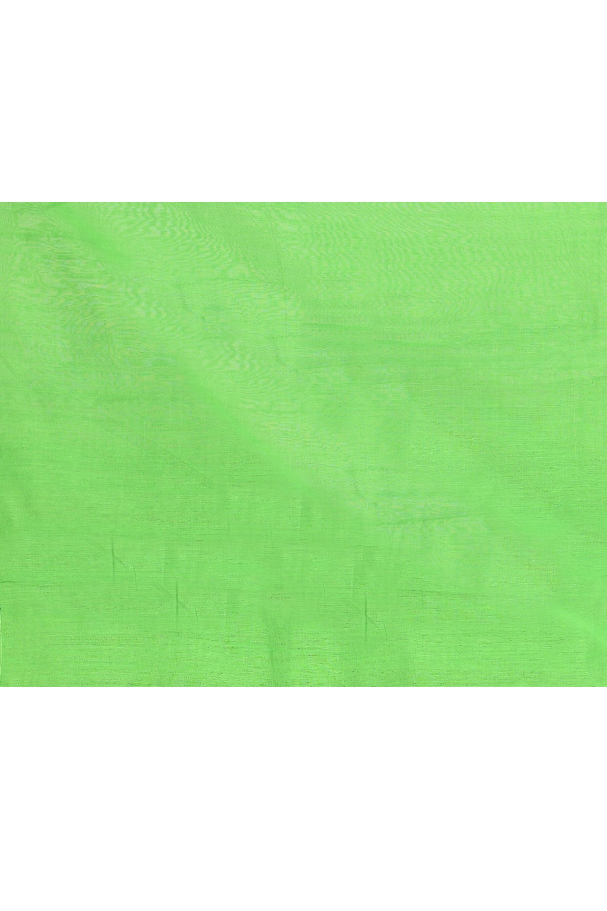 Piyari Fashion Women's Green Embellished Cotton Blend Jamdani Saree | Grocsy
