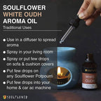 Soulflower White Oudh Aroma Oil | Grocsy