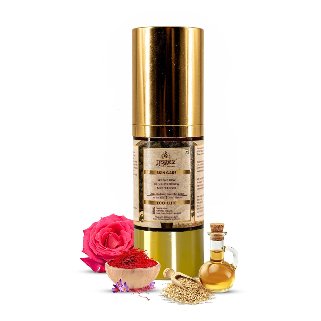 Yogez Serene Dew Radiance Renew Night Elixir | Grocsy