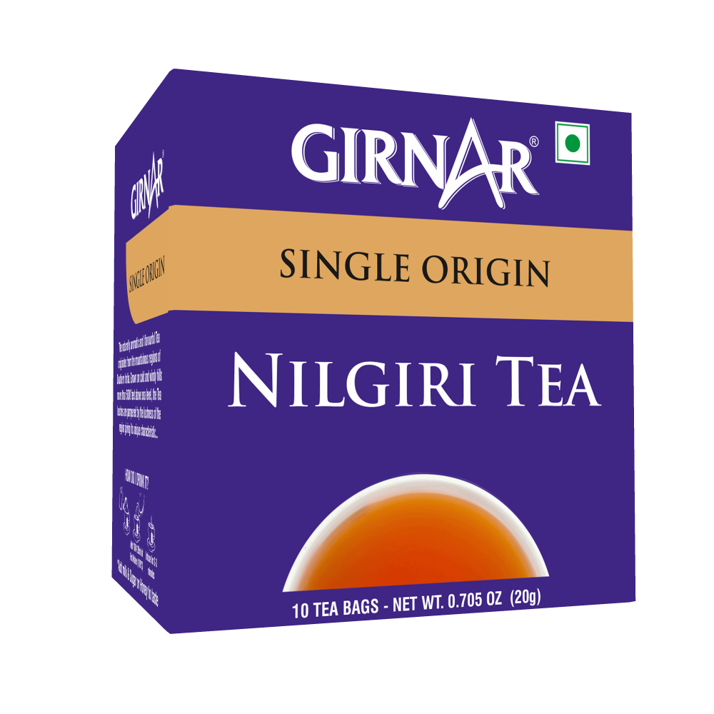 Girnar Single Origin Black Tea Bags - Nilgiri | Grocsy