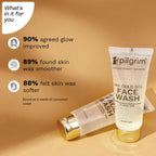 Pilgrim 24k Gold Gel Facewash with Korean White Lotus For Glowing Skin, Reduce Dark Spot And Improves Skin Texture | Grocsy