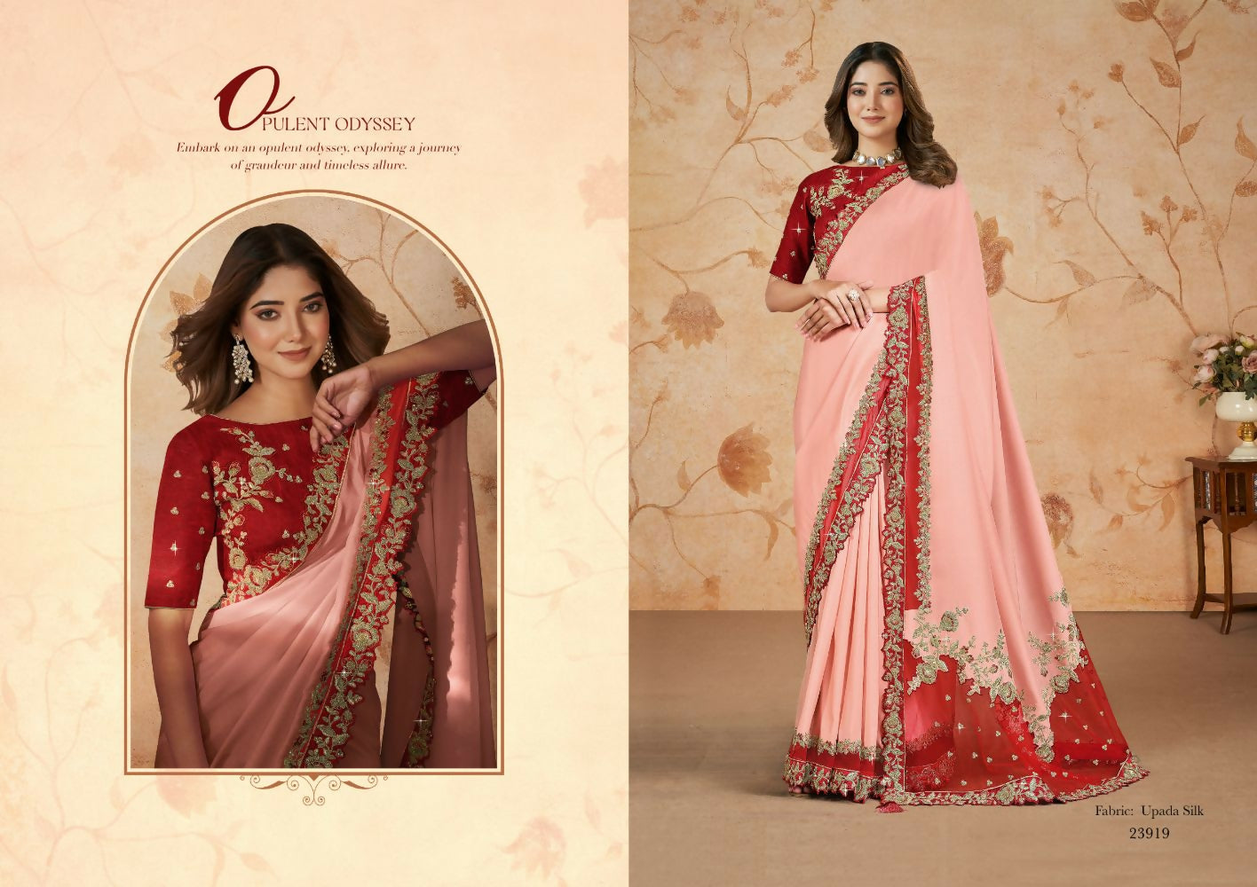 Resham,Zari and Cord Embroidery,Stone Handwork - Mohmanthan Dakshika | Grocsy