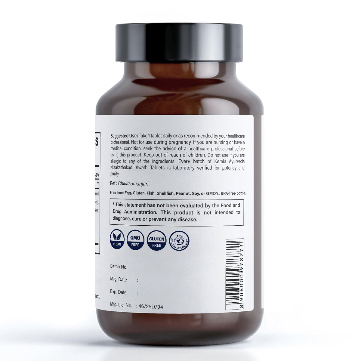 Kerala Ayurveda USA Nisakathakadi Kwath Tablets | Grocsy