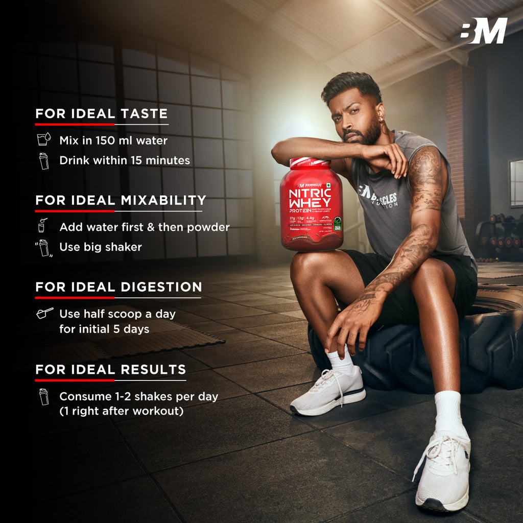 Big Muscles Nutrition Nitric Whey Protein | Grocsy