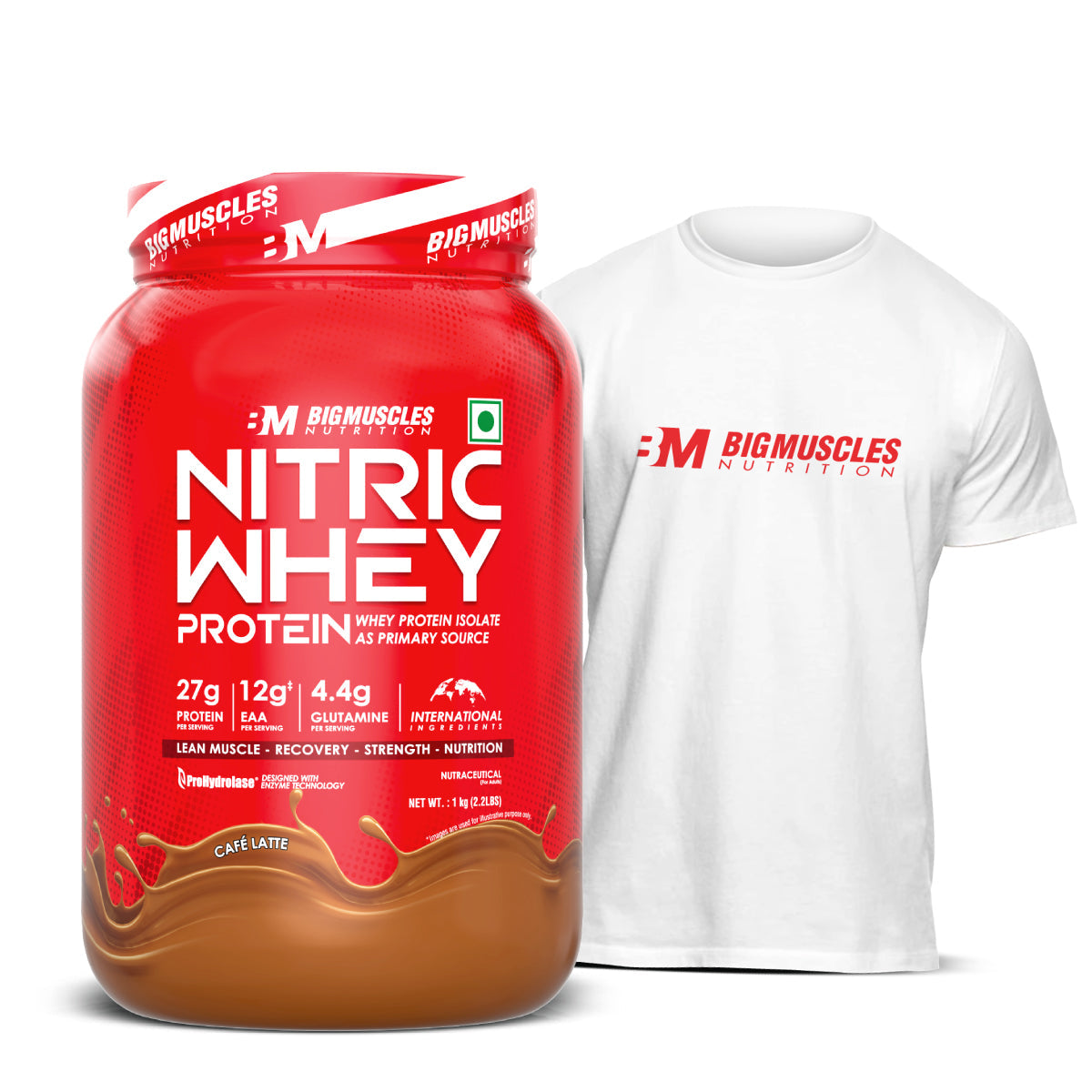 Big Muscles Nutrition Nitric Whey Protein | Grocsy
