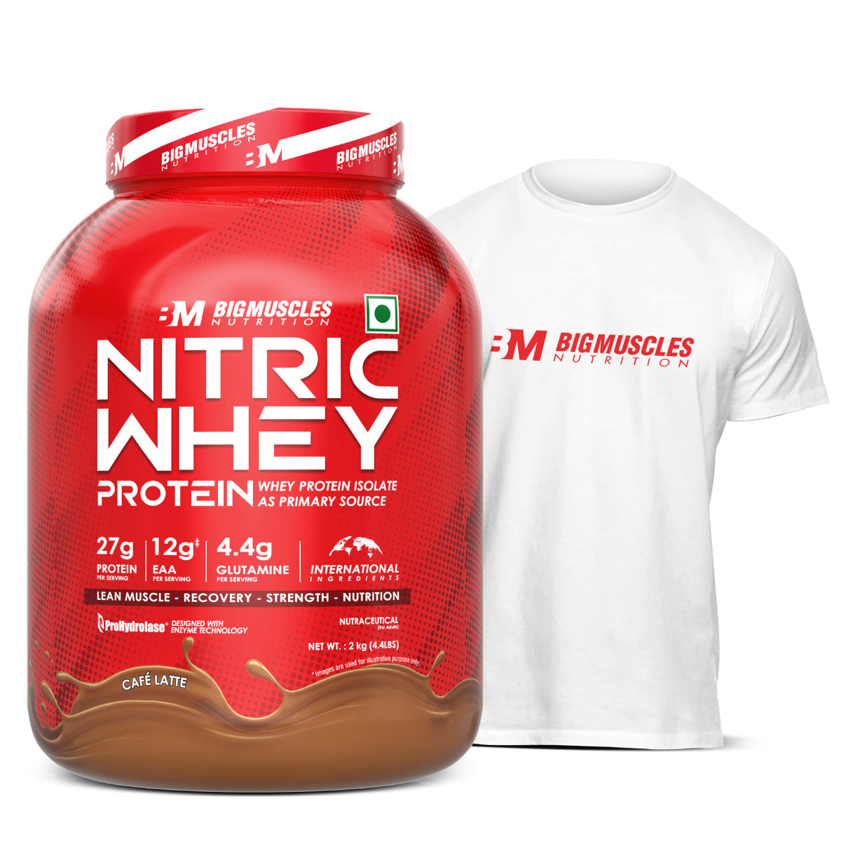 Big Muscles Nutrition Nitric Whey Protein | Grocsy
