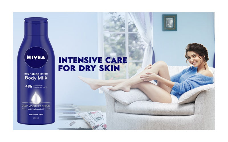 Nivea Nourishing Lotion Body Milk with Deep Moisture Serum for Very Dry Skin | Grocsy