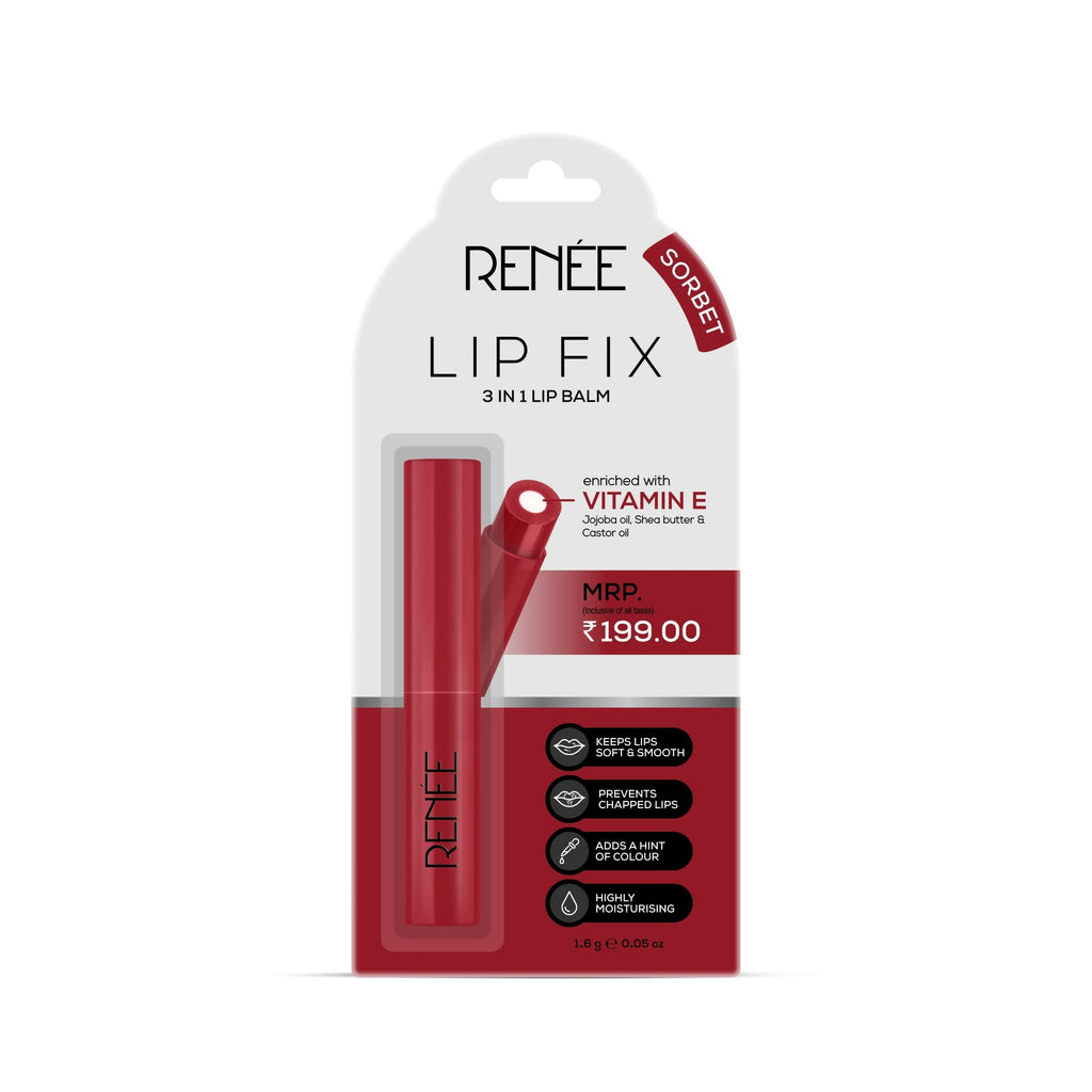 Renee Lip Fix 3 in 1 Tinted Lip Balm - Sorbet | Grocsy