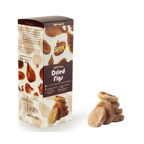 Tassyam Organics Premium Dried Figs - Box | Grocsy