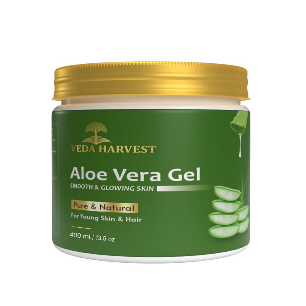 Veda Harvest Aloe Vera Gel Moisturizer For Oily Skin | Grocsy