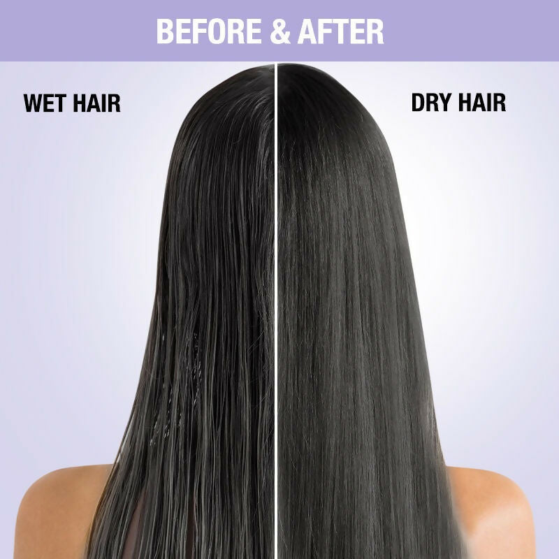 Nykaa Naturals Microfiber Hair Wrap for Frizz Free & Shiny Hair - Lavender | Grocsy