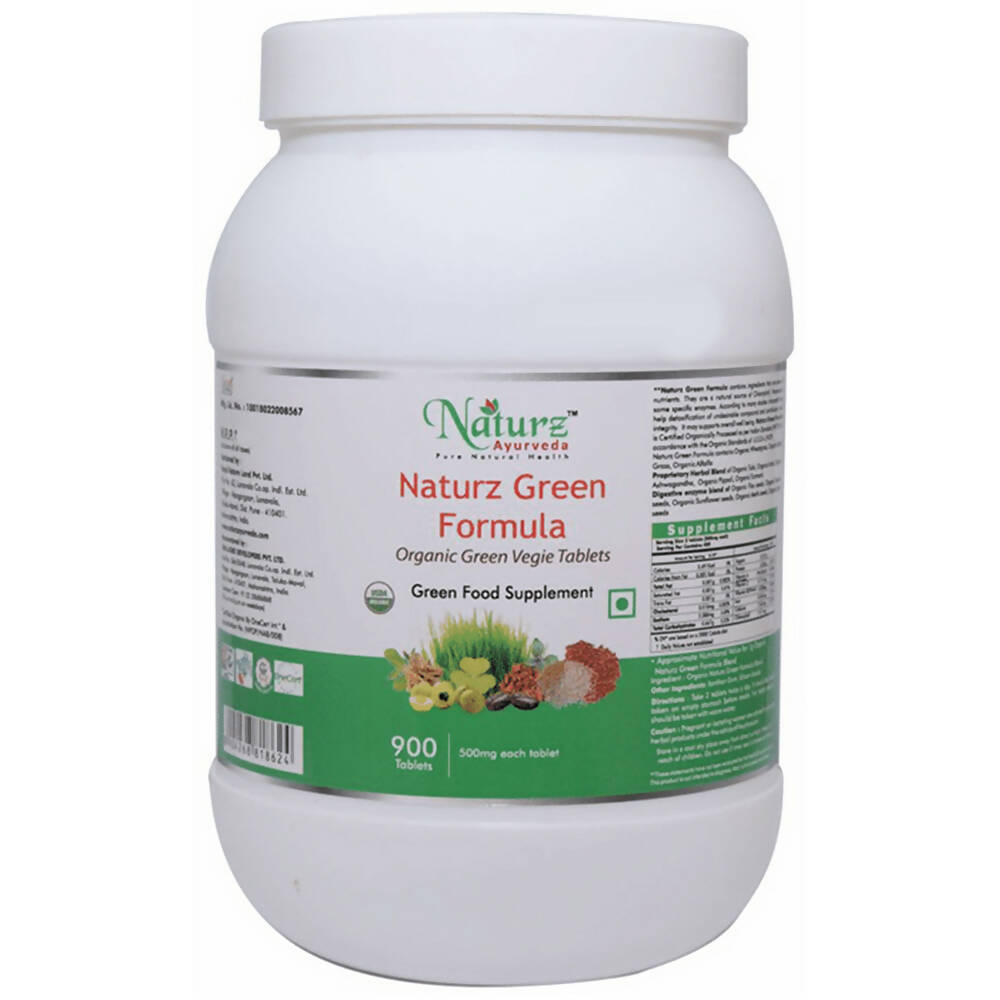 Naturz Ayurveda Naturz Green Formula Tablets | Grocsy