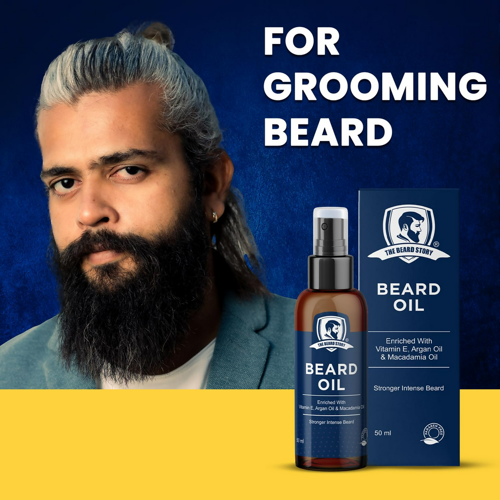 The Beard Story Beard Oil For Men | Grocsy
