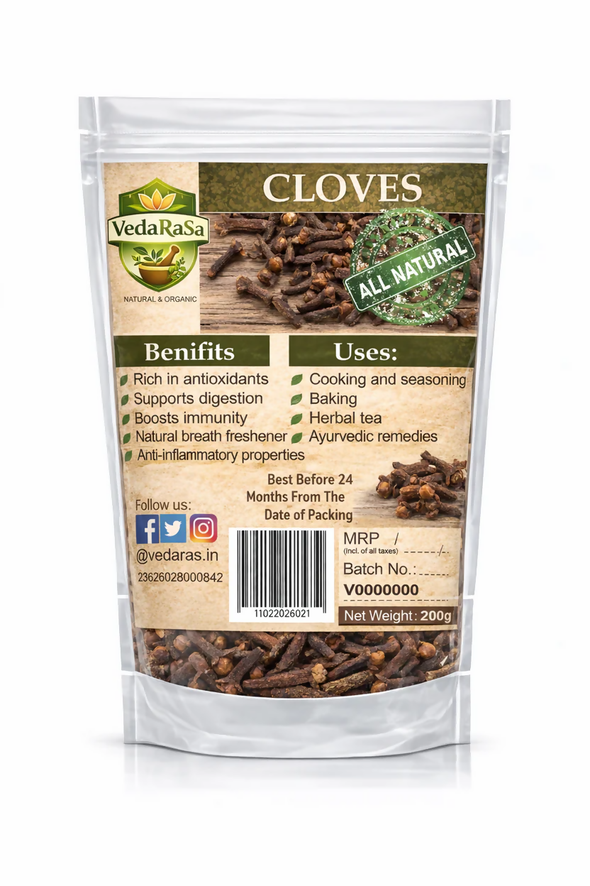 VedaRasa Raw Cloves (Laung) | Grocsy