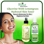 VedicAyurveda Lemongrass Hydrosol Skin Toner With Glycerine | Grocsy