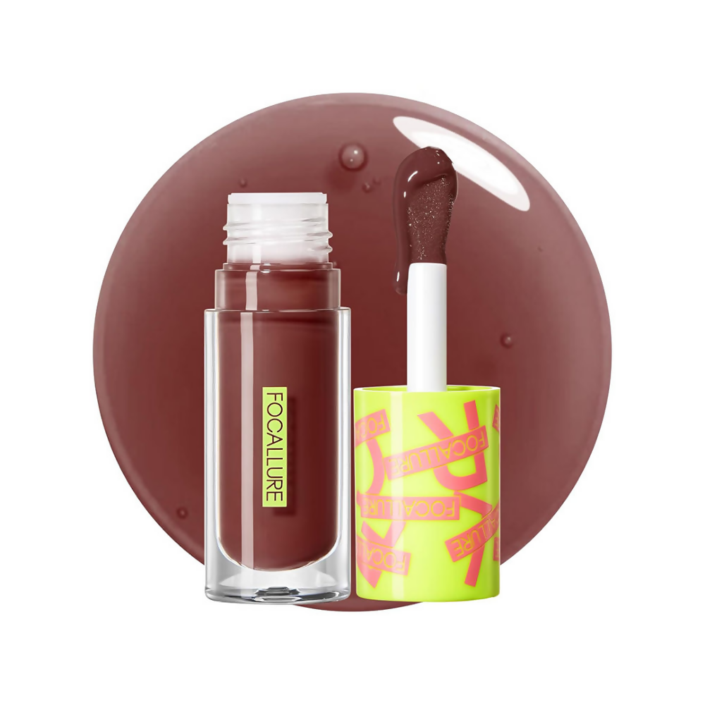 Focallure Shine Infused Lip Oil - Drip Coffee | Grocsy