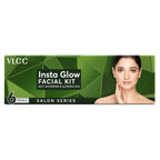 VLCC Salon Series Insta Glow Facial Kit (6 Facials) For Premature Ageing, Youthful Glow Facial Kit | Grocsy