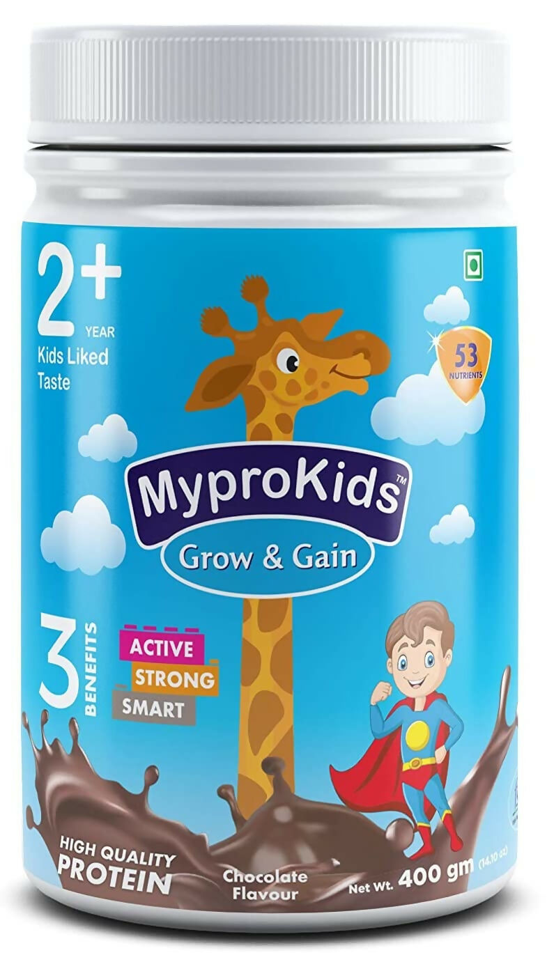 Mypro Sport Nutrition Protein Drink Powder for Kids Grow & Gain, Growing Children - Chocolate Flavor | Grocsy