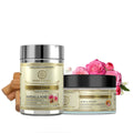 Khadi Natural Rose & Papaya Face Scrub + Sandal & Rose Face Pack | Grocsy