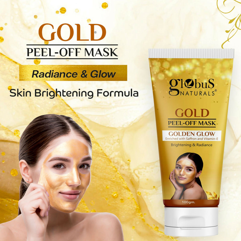 Globus Naturals Gold Peel Off Mask | Grocsy