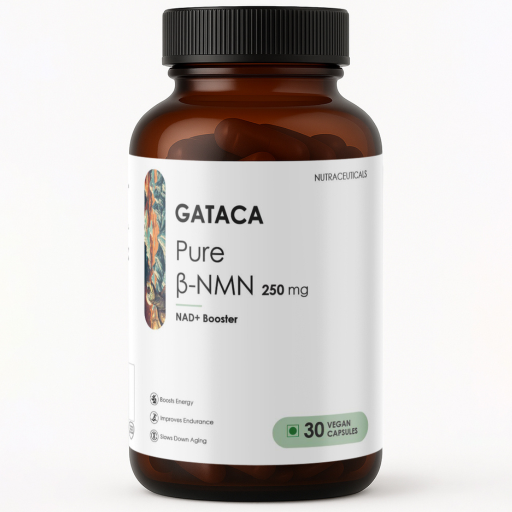 GATACA Pure β-NMN -  250 mg Capsules, Backed by 21 Patents | Grocsy