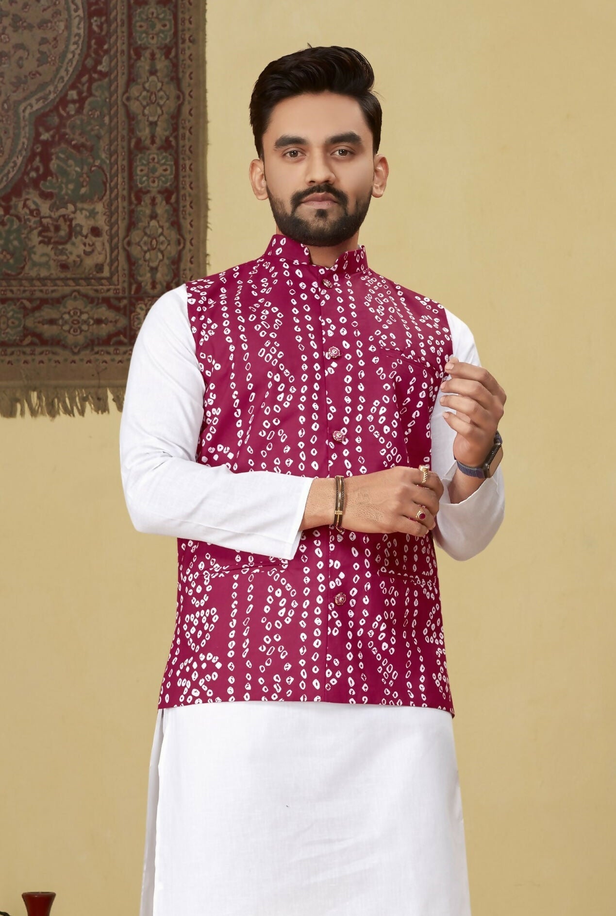 Anaita Rani Pink Printed Soft Cotton Straight Kurti Kurta | Grocsy