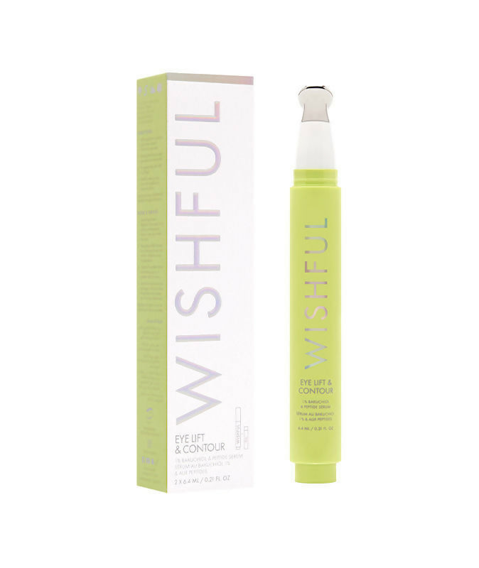 Wishful By Huda Beauty Eye Lift & Contour 1% Bakuchiol & Peptide Serum - Korean Skincare | Grocsy