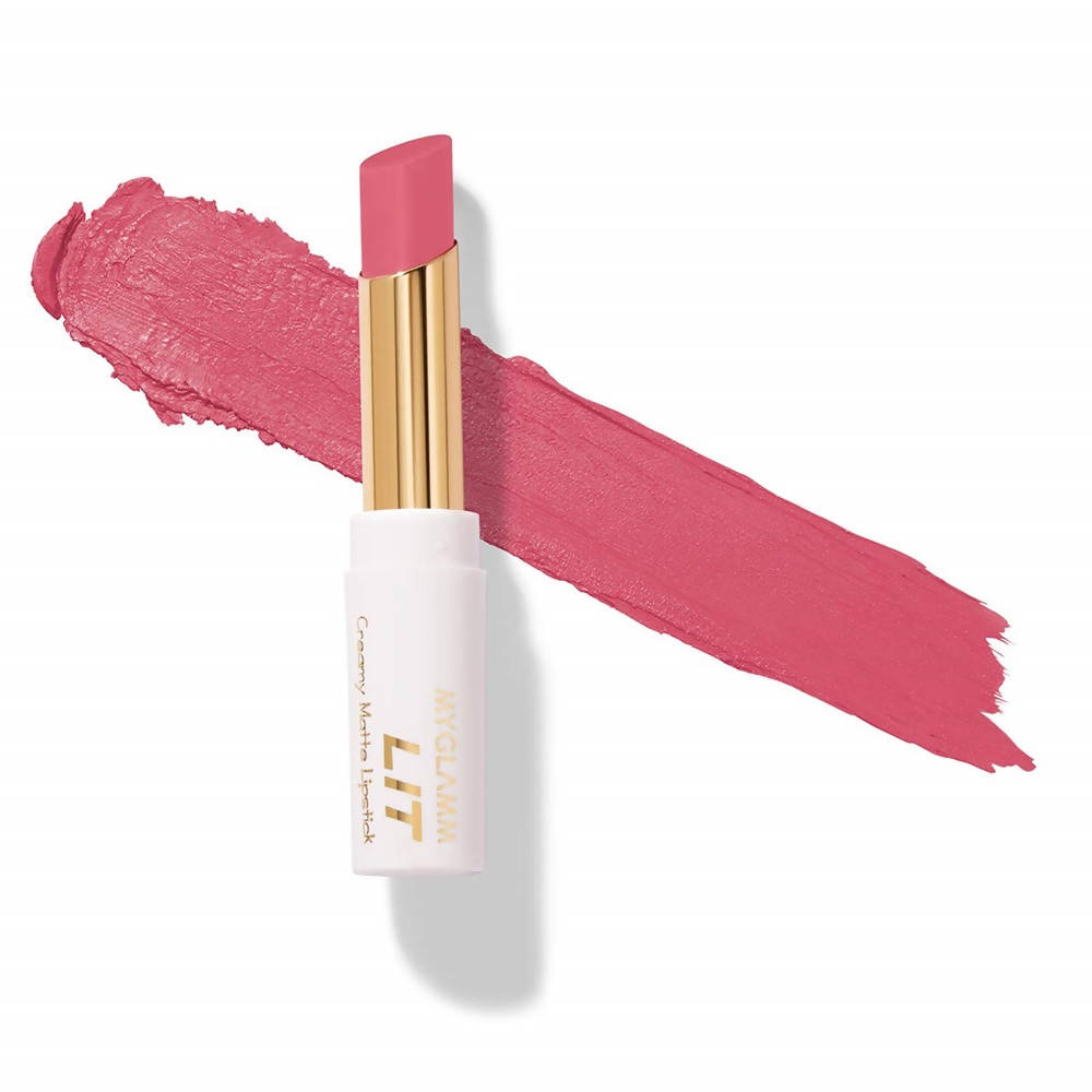 MYGLAMM LIT Creamy Matte Lipstick Tequila Sunrise | Grocsy