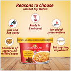 Aashirvaad Instant Suji Halwa with Jaggery | Grocsy