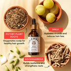 Fable & Mane HoliRoots Oil To Strengthen Roots and Thicken Hair | Grocsy
