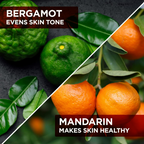 The Man Company Perfumed Body Wash- Bergamot & Mandarin Glowing & Bright Skin With Turmeric & Orange Peel Extract | Grocsy