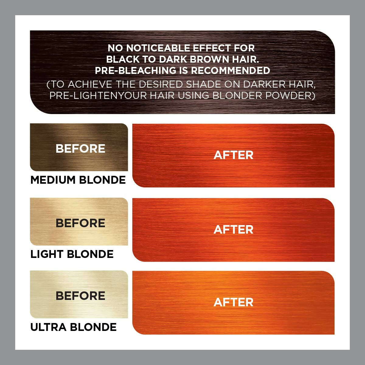 Nisha Cosglam Semi Permanent Hair Color 33 Vibrant Orange | Grocsy