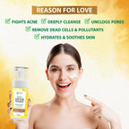 Fytika Curcumin Anti-Acne Foaming Face Wash with Honey & Tulsi | Grocsy
