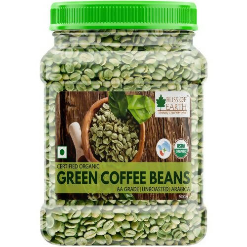 Bliss of Earth Certified Organic Green Coffee Beans | Grocsy