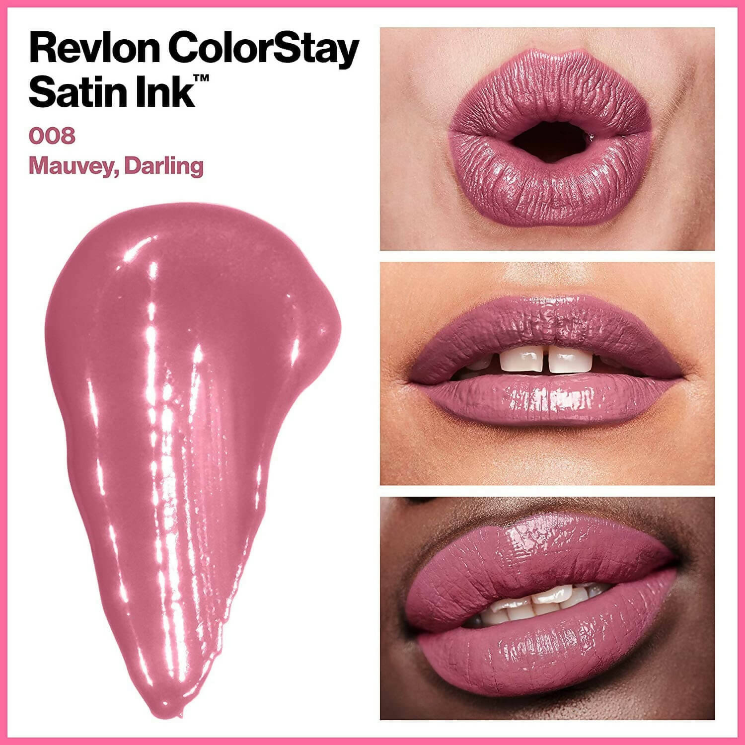 Revlon Colorstay Satin Ink Liquid Lip Color - Mauvey Darling | Grocsy