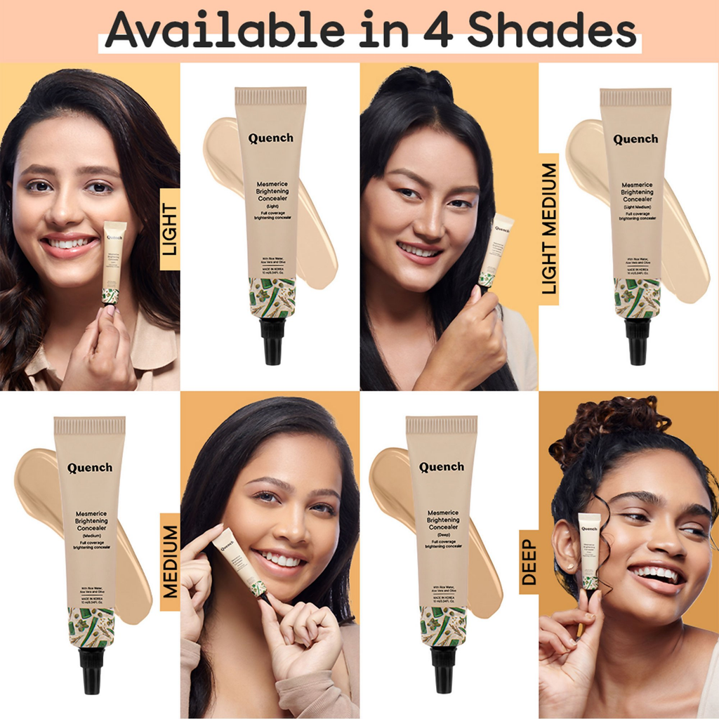 Quench Mesmerice Brightening Concealer - Light Medium | Grocsy