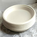 Disposable Round Plane Plates Big | Grocsy