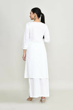 Joban Fashion White Rayon Tunic | Grocsy