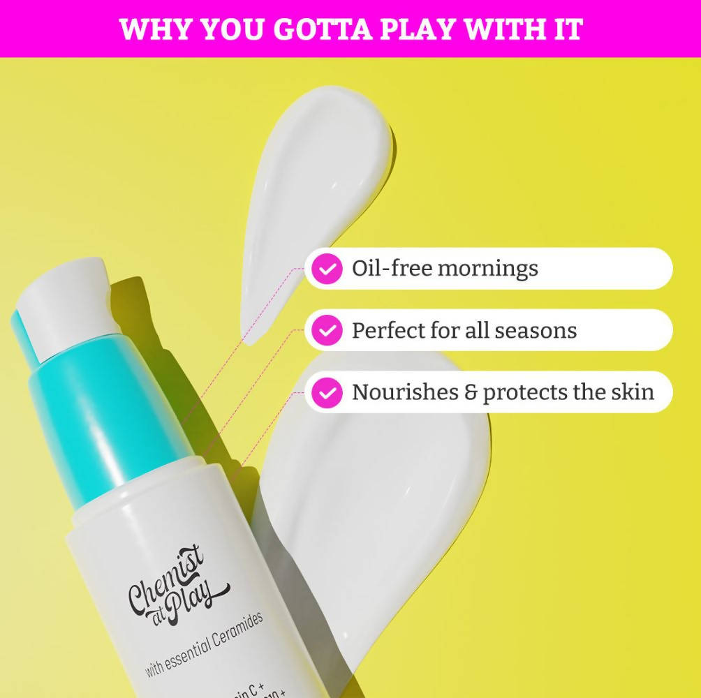 Chemist At Play Dry-Normal Skin Face Moisturizer For Deeply Hydrates & Improves Skin Texture | Grocsy