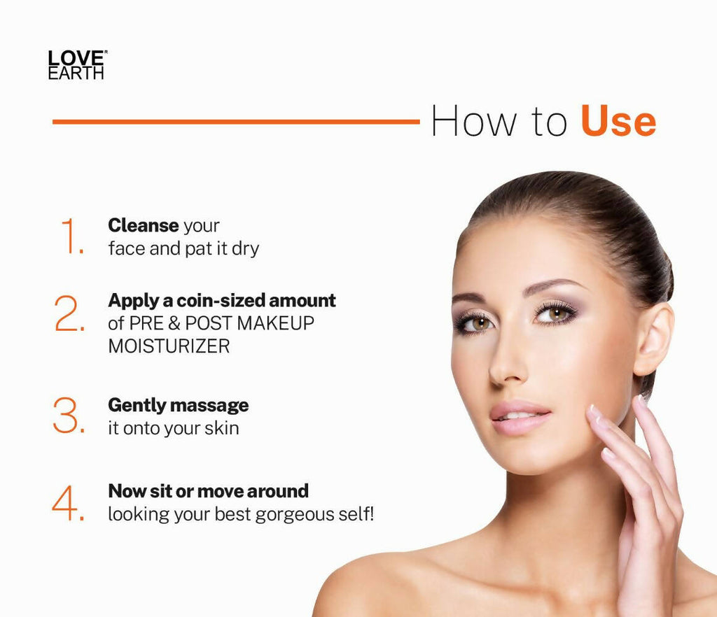 Love Earth Pre & Post Makeup Moisturizer | Grocsy