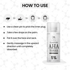 The Natural Wash Clarifying AHA Toner With 5% Glycolic & Lactic Acid | Grocsy