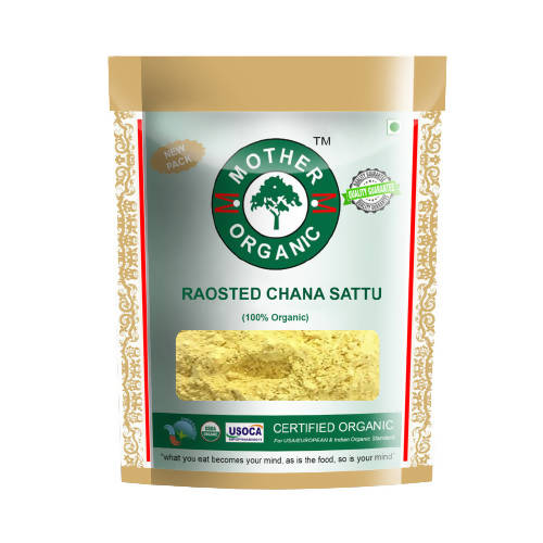 Mother Organic Roasted Chana Sattu | Grocsy