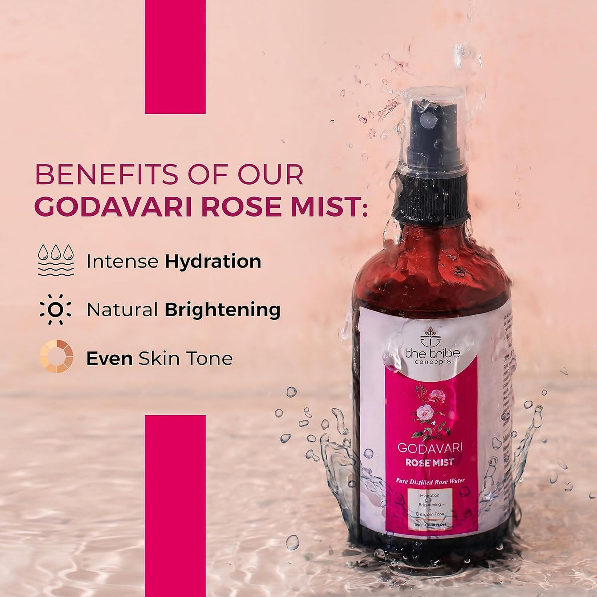 The Tribe Concepts Godavari Rose Mist | Grocsy